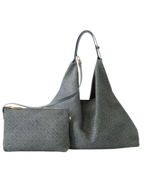 Amazonas-Tasche aus Denim-Leder GHERARDINI | GHB0177PEBLUE JEANS